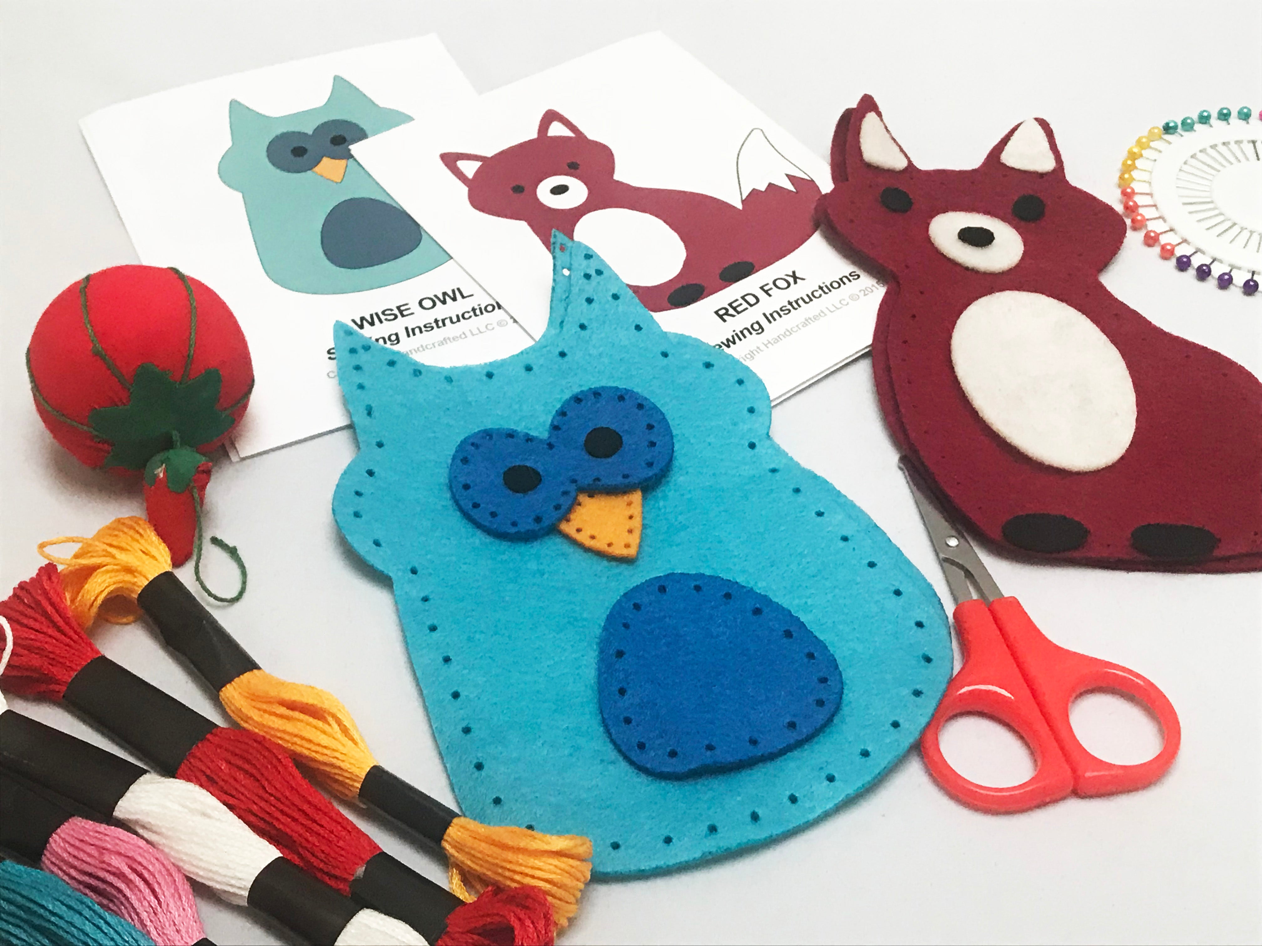 Woodland Animals Sewing Kit