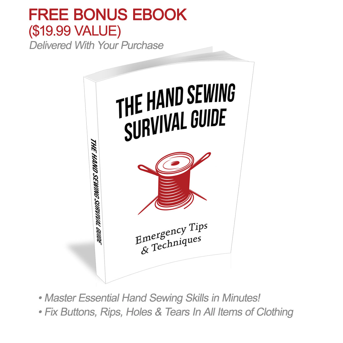 Mini Sewing Kit with Sewing Survival Ebook