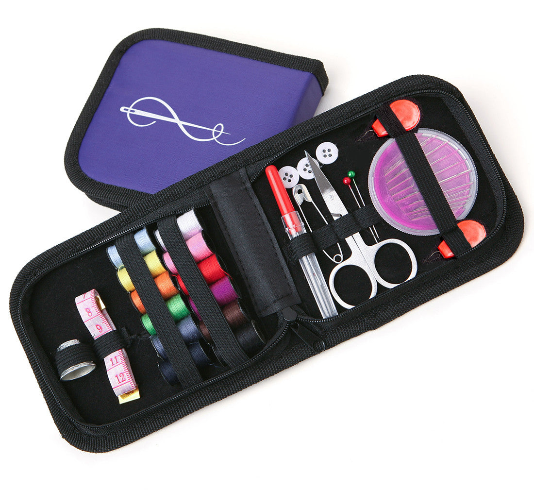 Best Mini Sewing Kit For Home, Travel, Emergency - The Craftster's premium, compact sewing kit is perfect for everyday, travel or emergency fixes. Filled with premium sewing accessories, store it in your desk drawer, purse, car, or suitcase ready for any emergency.
