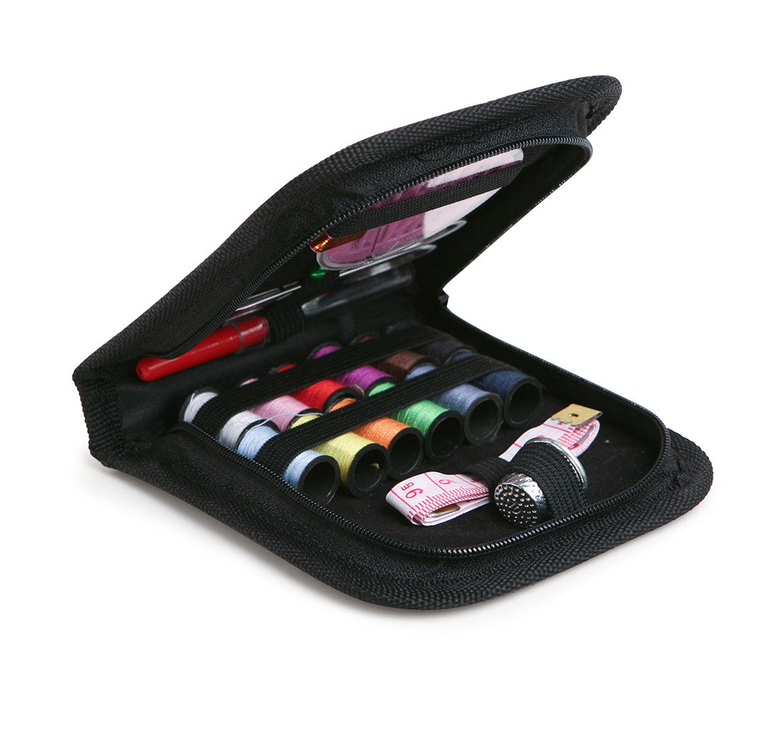 Best Mini Sewing Kit For Home, Travel, Emergency - The Craftster's premium, compact sewing kit is perfect for everyday, travel or emergency fixes. Filled with premium sewing accessories, store it in your desk drawer, purse, car, or suitcase ready for any emergency.