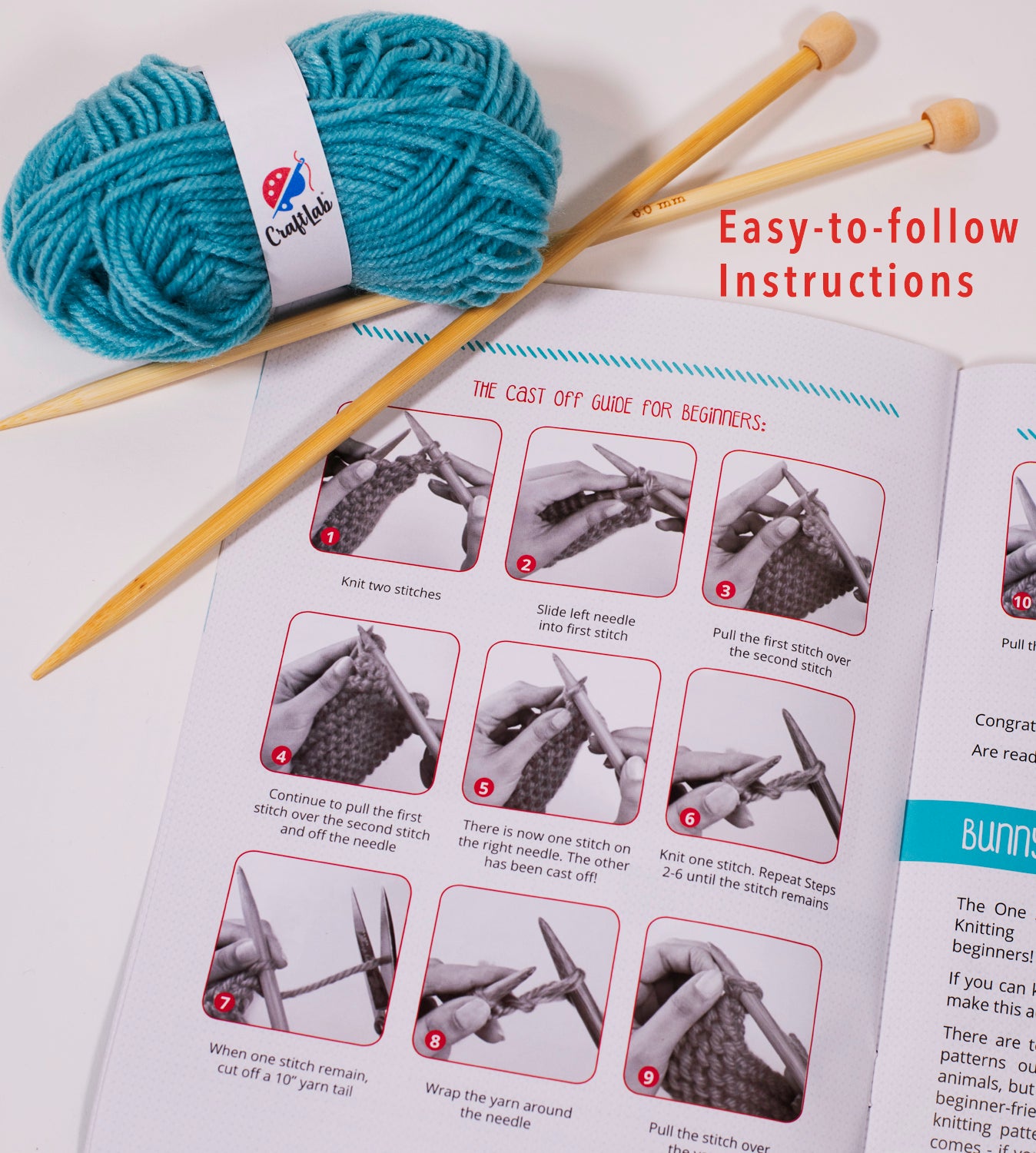  The Spinning Hand Learn to Knit Kit - Craft Kit for Adults and  Teens - Make a Scarf - All Supplies and Instructions Included - New and  Improved - Dragonfruit