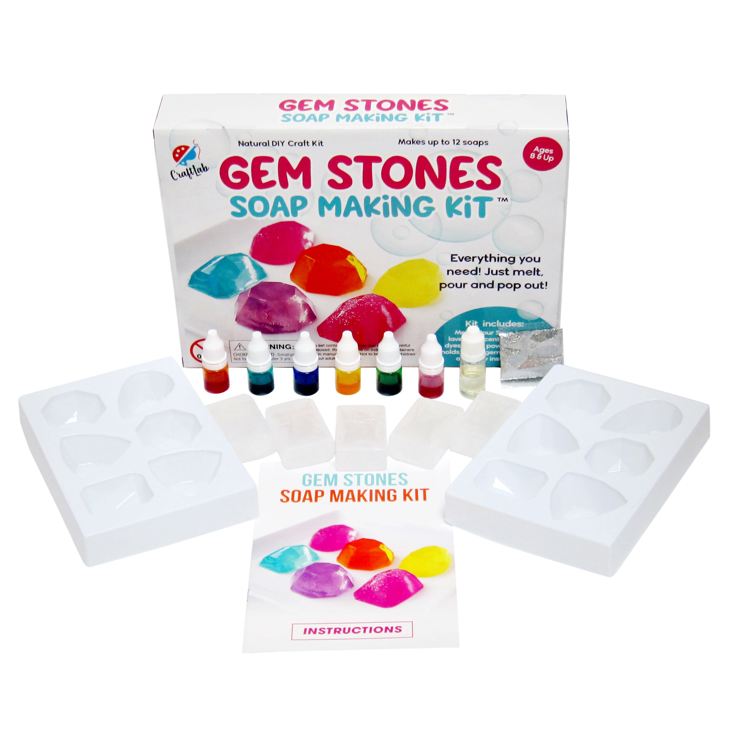Gem Stones Soap Making Kit