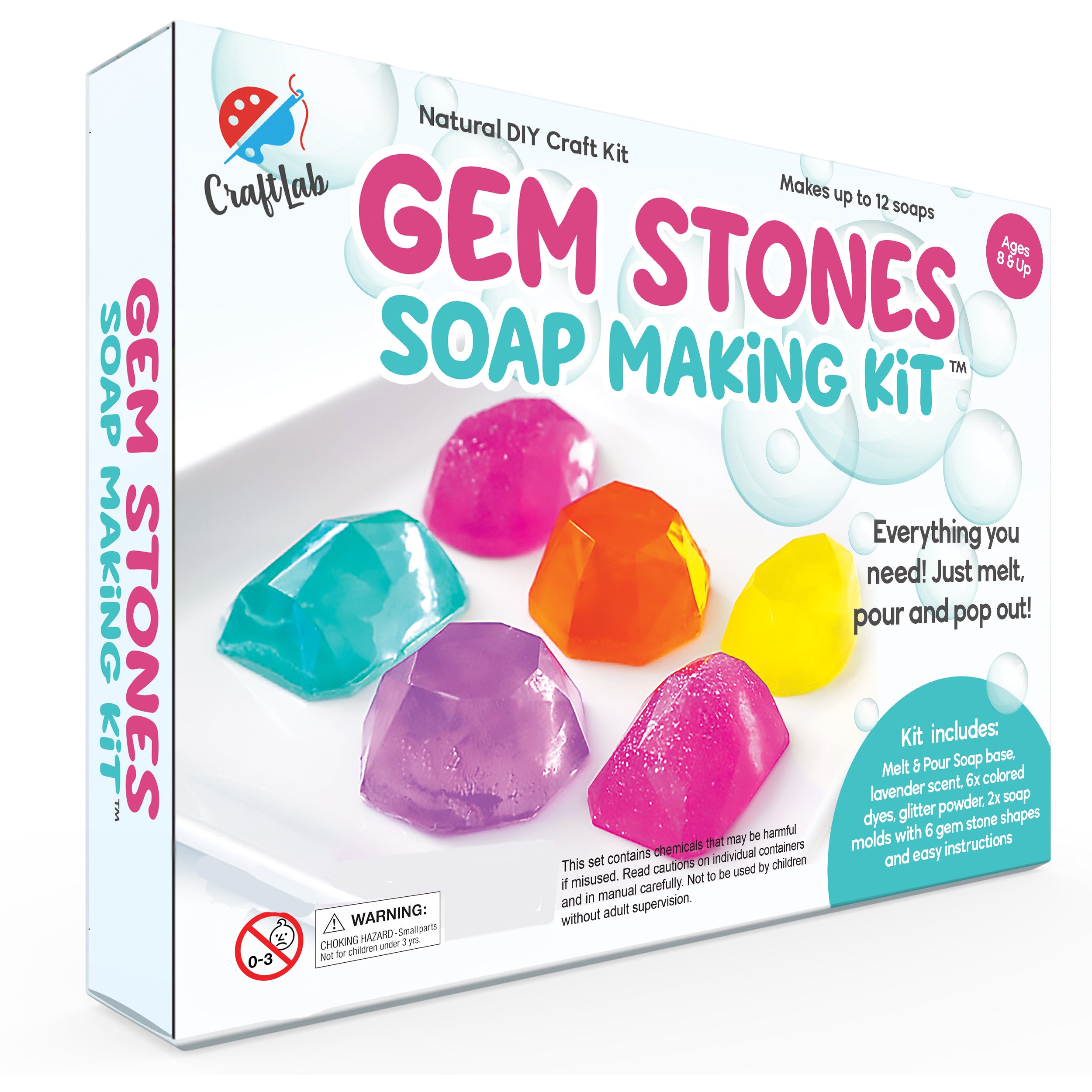 Creative Kids DIY Soap Making Craft Kit for Girls Boys & Adults