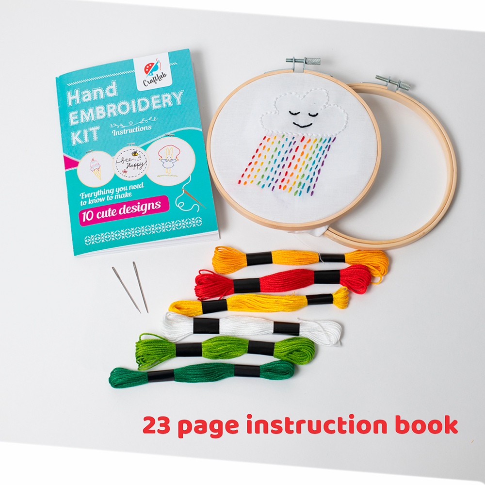 Learn to Embroider DELUXE Beginner Bundle, Full Embroidery Kit, Modern Hand  Embroidery, Easy Embroidery Kit, Kids Craft Kit, DIY Kit 