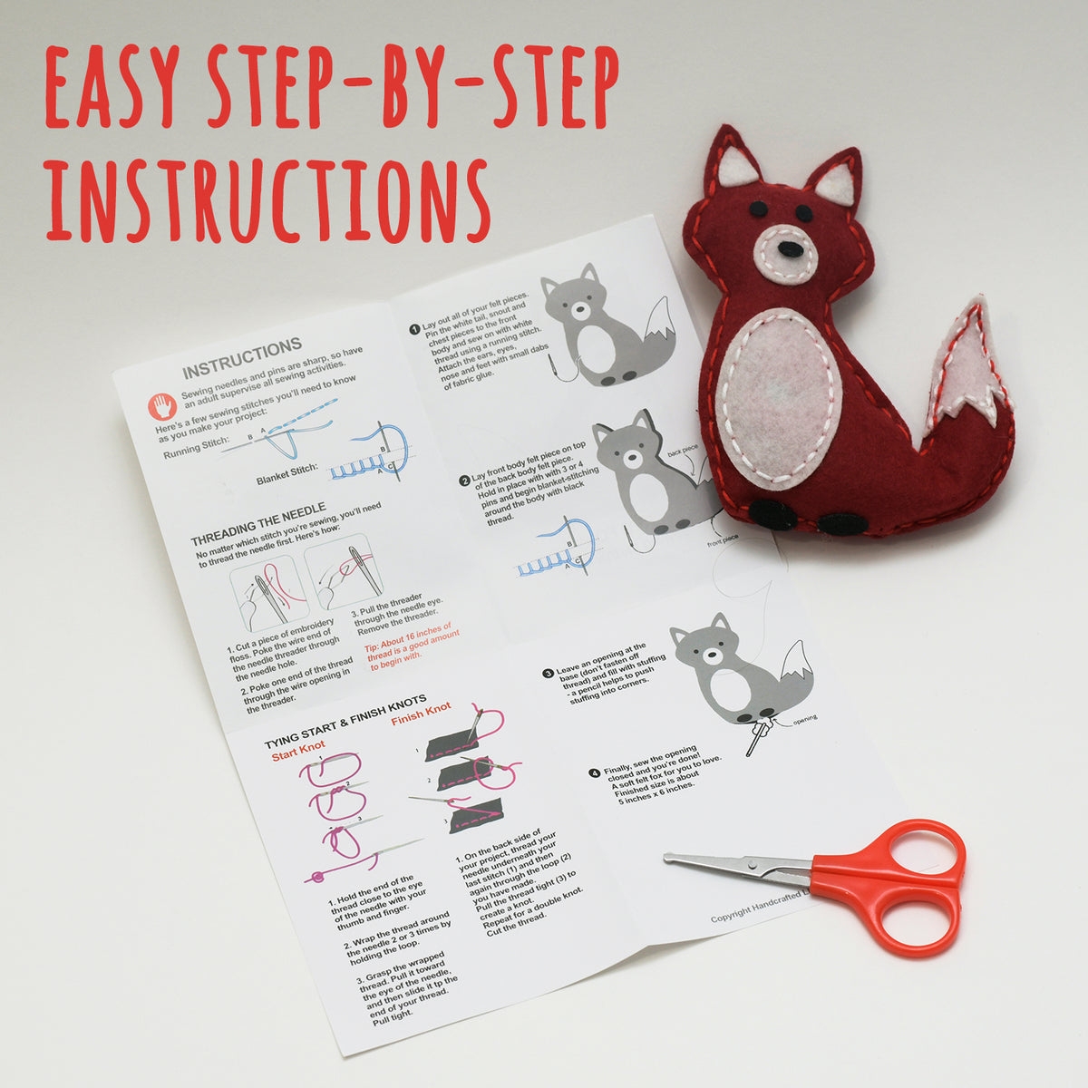 Woodland Animals Sewing Kit – CraftLab Arts & Crafts Kits