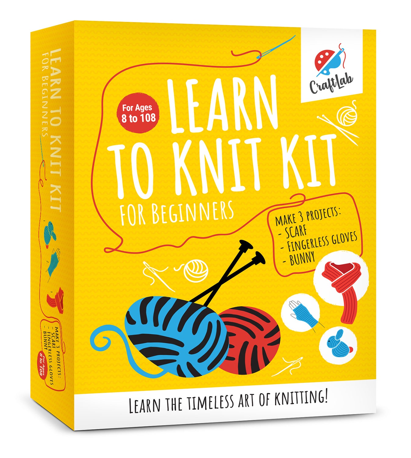 Knitting Starter Kit, Hand Knitting