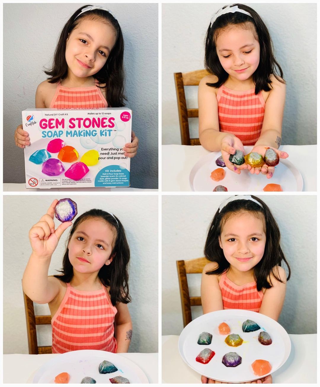 Creative Kids DIY Soap Making Craft Kit for Girls Boys & Adults, Make Your Own Soap Lab